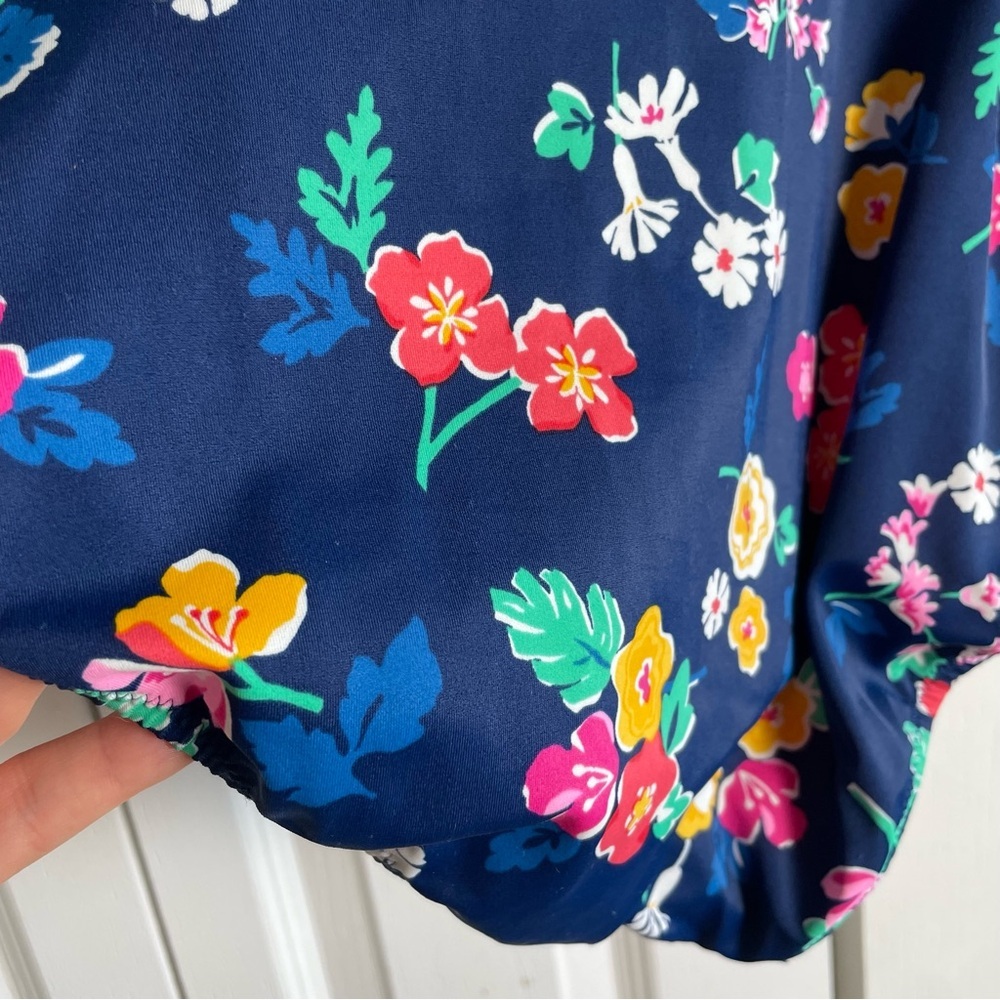Vera Bradley Reversible One Piece Floral Swimsuit Women’s 16 | XL Blue Pink Boho - Picture 15 of 15